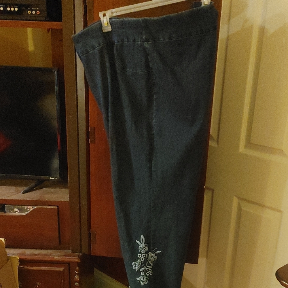 Alfred Dunner Dark Denim Pants